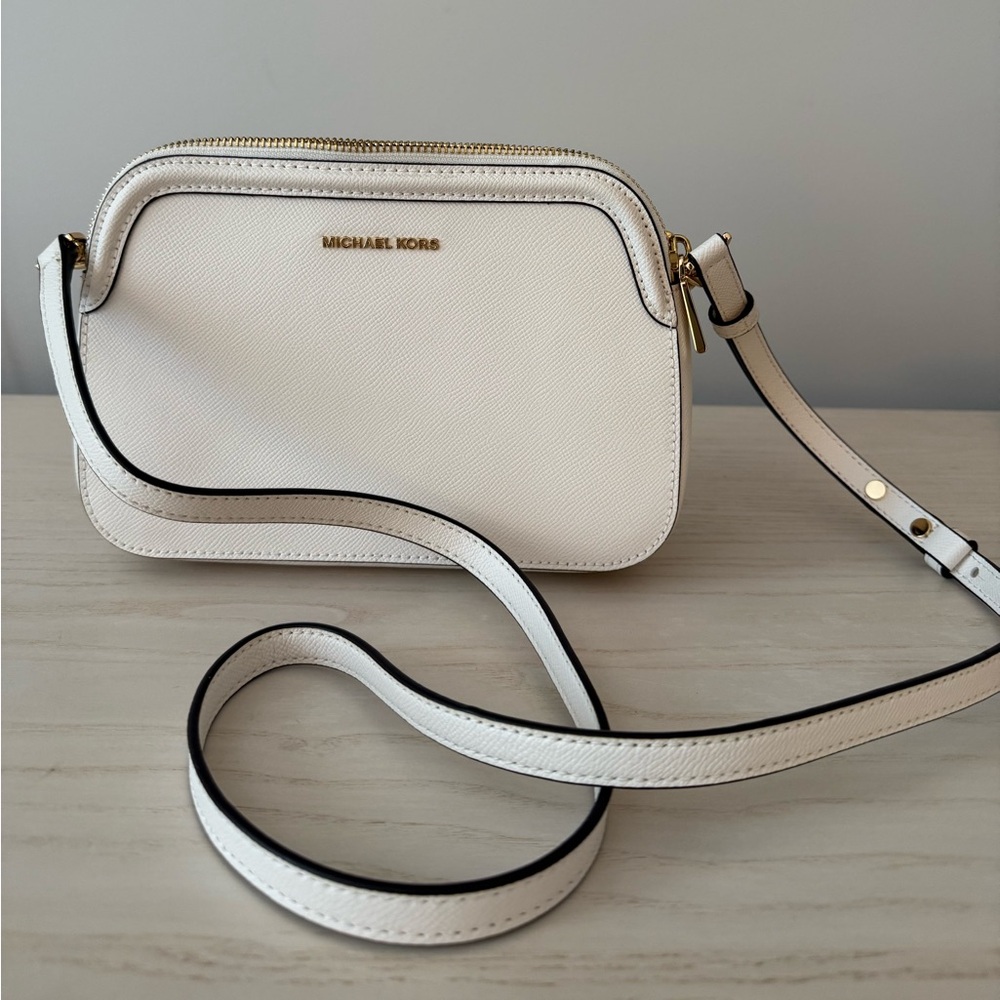 Michael Kors Cream Crossbody Bag